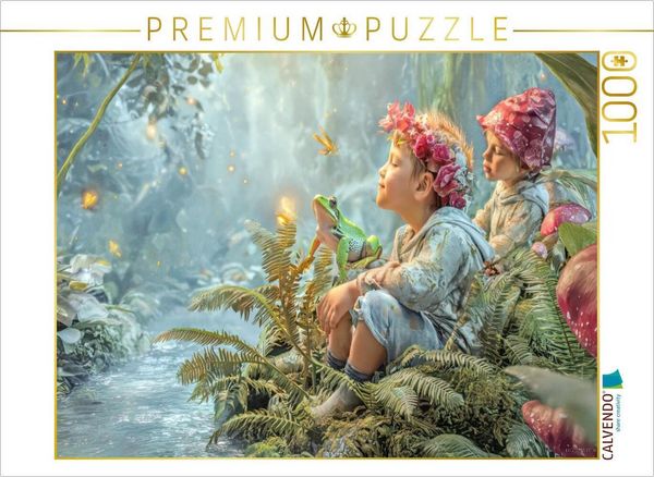 CALVENDO Puzzle Frösche | 1000 Teile Lege-Größe 64x48cm Foto-Puzzle für glückliche Stunden