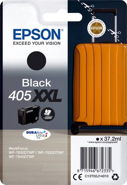 Epson Druckerpatrone T02J1, 405XXL Original Schwarz C13T02J14010
