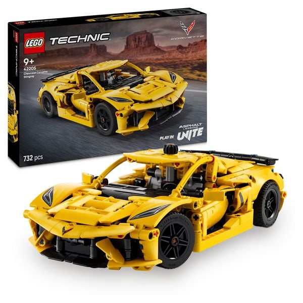 LEGO Technic Chevrolet Corvette Stingray - Spielzeug Sportwagen 42205