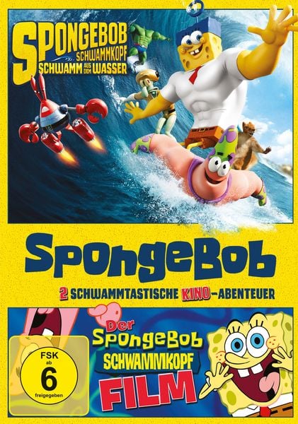 Produktbild: SpongeBob Schwammkopf - Der Film & Schwamm aus dem Wasser [2 DVDs]