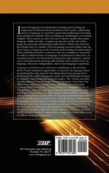 Produktbild: Language and Mathematics Education