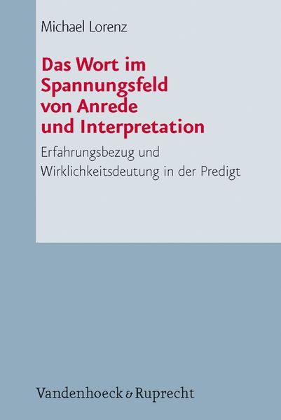 Produktbild: Das Wort im Spannungsfeld von Anrede und Interpretation
