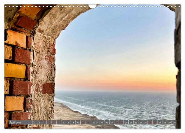 Produktbild: Rubjerg Knude Fyr - Ein Leuchtturm auf Abwegen (Wandkalender 2026 DIN A3 quer), CALVENDO Monatskalender