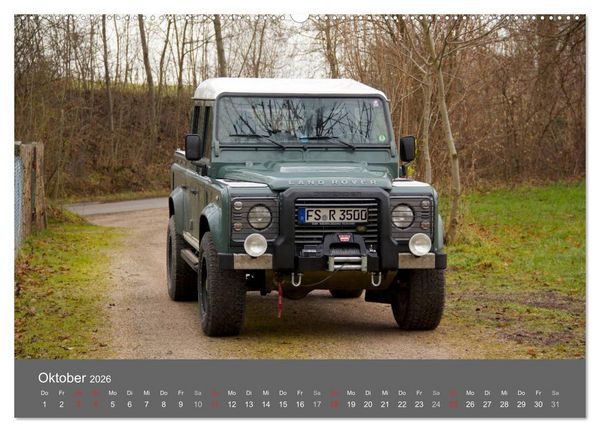 Produktbild: Defender f&uuml;r's Grobe (hochwertiger Premium Wandkalender 2026 DIN A2 quer), Kunstdruck in Hochglanz