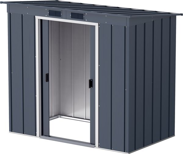 Produktbild: Metall Ger&auml;tehaus 203x113 Gartenhaus Schiebet&uuml;r