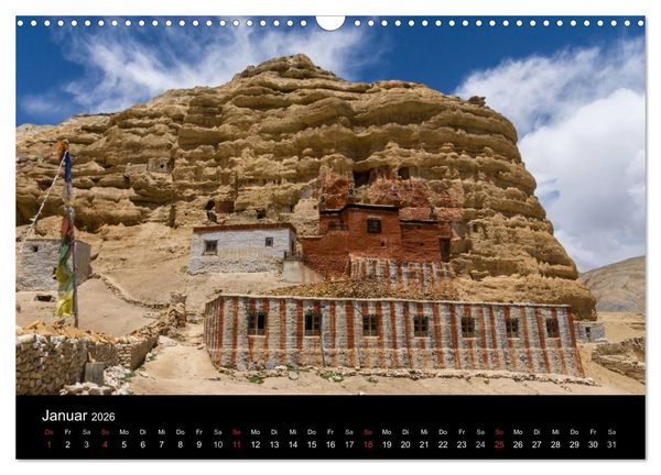Produktbild: MUSTANG - das verborgene K&ouml;nigreich im Himalaya (Wandkalender 2026 DIN A3 quer), CALVENDO Monatskalender