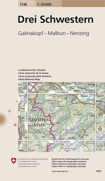 Swisstopo 1 : 25 000 Drei Schwestern, Sonstige von , Swisstopo, 9783302011363