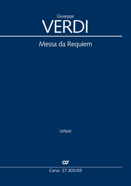 Produktbild: Messa da Requiem (Klavierauszug)