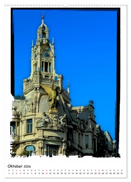 Produktbild: Porto Perle am Douro (hochwertiger Premium Wandkalender 2026 DIN A2 hoch), Kunstdruck in Hochglanz
