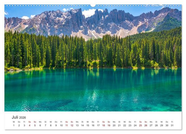 Produktbild: S&uuml;dtirol - Entlang der italienischen Alpen. (hochwertiger Premium Wandkalender 2026 DIN A2 quer), Kunstdruck in Hochglanz