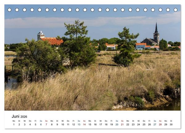Produktbild: Vend&eacute;e - Bilder von der C&ocirc;te de Lumi&egrave;re (Tischkalender 2026 DIN A5 quer), CALVENDO Monatskalender