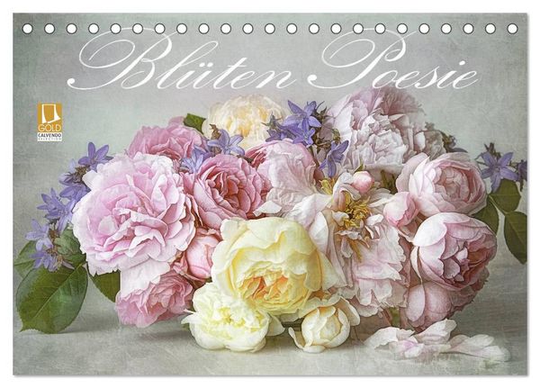Produktbild: Bl&uuml;ten Poesie (Tischkalender 2026 DIN A5 quer), CALVENDO Monatskalender