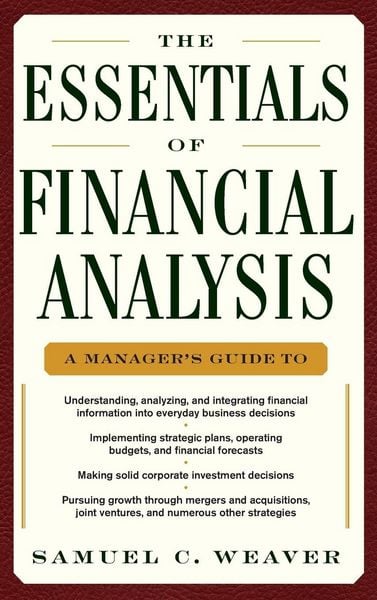 Produktbild: The Essentials of Financial Analysis