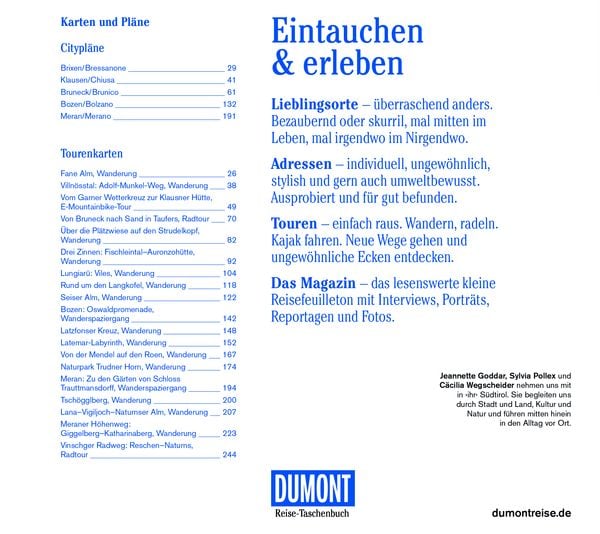 DUMONT Reise-Taschenbuch Reiseführer Südtirol