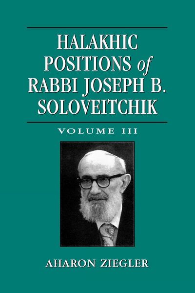 Produktbild: Halakhic Positions of Rabbi Joseph B. Soloveitchik