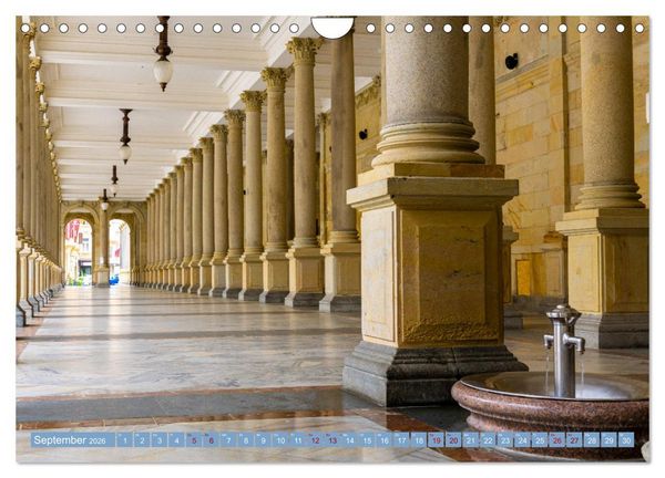Produktbild: Karlovy Vary - Stadt der heilenden Quellen (Wandkalender 2026 DIN A4 quer), CALVENDO Monatskalender