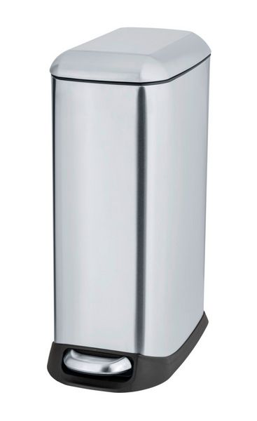 Treteimer Mod. Design 12 L, Easy-Close, Edelstahl, mit herausnehmbarem Einsatz