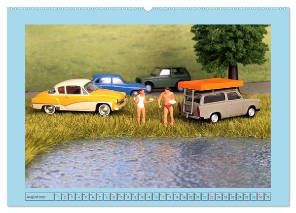 Produktbild: DDR Modellautos im Fokus (Wandkalender 2026 DIN A2 quer), CALVENDO Monatskalender
