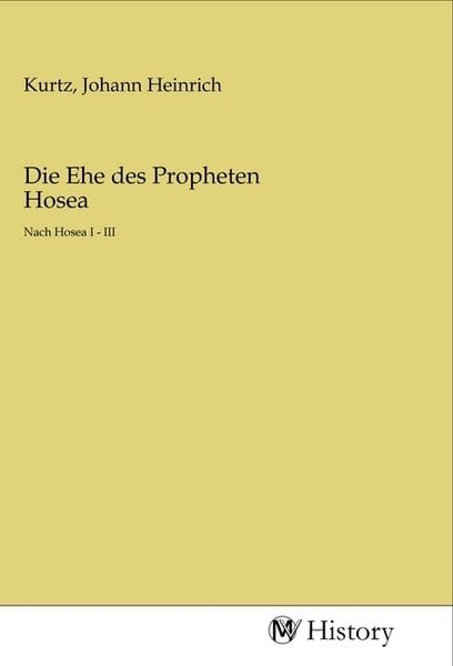 Produktbild: Die Ehe des Propheten Hosea