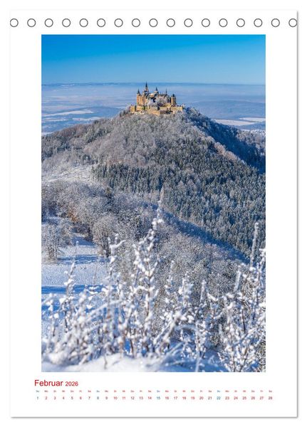 Produktbild: Fotografische Reise durch Deutschland (Tischkalender 2026 DIN A5 hoch), CALVENDO Monatskalender