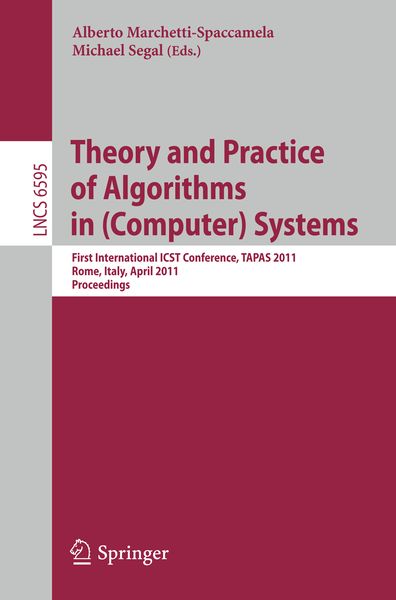 Produktbild: Theory and Practice of Algorithms in (Computer) Systems