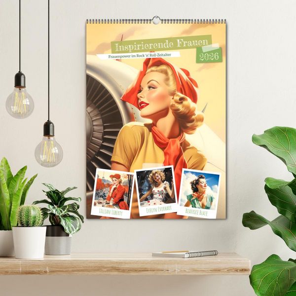 Produktbild: Inspirierende Frauen (Wandkalender 2026 DIN A2 hoch), CALVENDO Monatskalender
