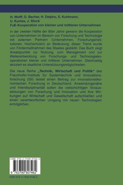 Produktbild: FuE-Kooperation von kleinen und mittleren Unternehmen