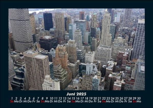 Produktbild: New York 2025 Fotokalender DIN A5