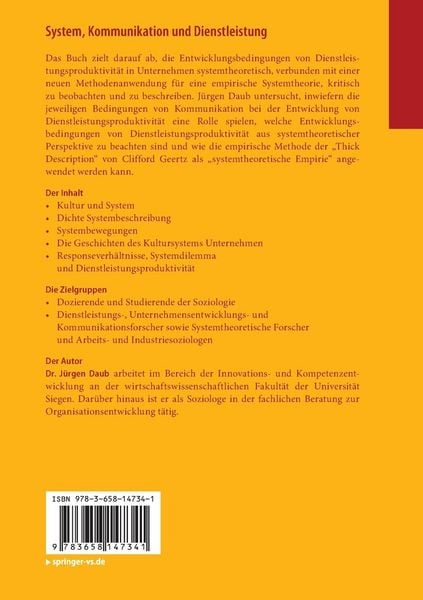 Produktbild: System, Kommunikation und Dienstleistung