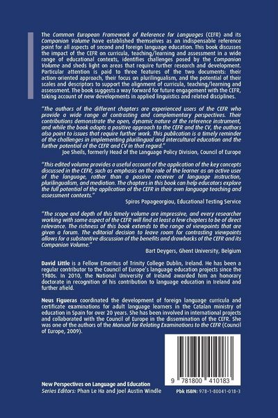 Produktbild: Reflecting on the Common European Framework of Reference for Languages and its Companion Volume