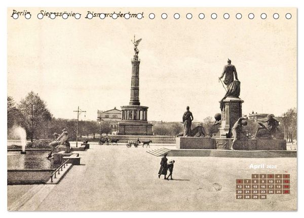 Produktbild: Gr&uuml;&szlig;e aus Berlin &ndash; Die Stadt in historischen Ansichten (Tischkalender 2026 DIN A5 quer), CALVENDO Monatskalender
