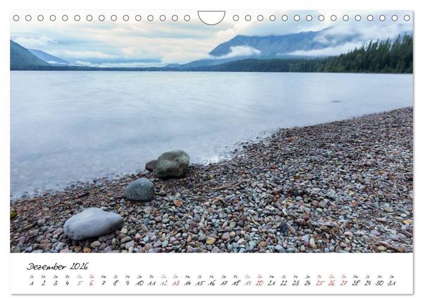 Produktbild: Glacier National Park Montana - USA (Wandkalender 2026 DIN A4 quer), CALVENDO Monatskalender