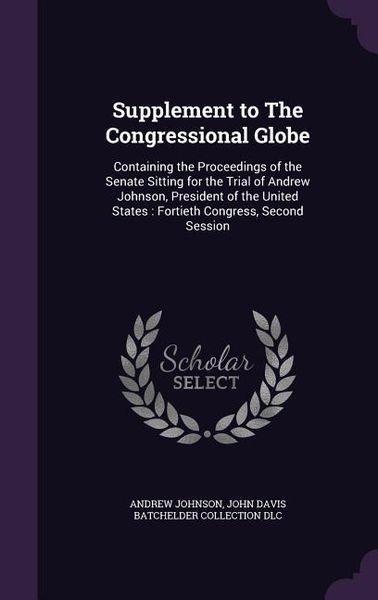 Produktbild: Supplement to The Congressional Globe