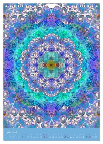 Produktbild: MANDALAS der Natur (Wandkalender 2026 DIN A4 hoch), CALVENDO Monatskalender