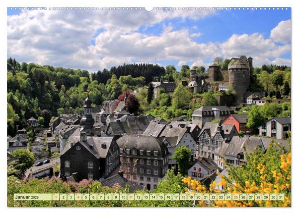 Produktbild: Die sch&ouml;nsten Orte der Eifel - Monschau (Wandkalender 2026 DIN A2 quer), CALVENDO Monatskalender