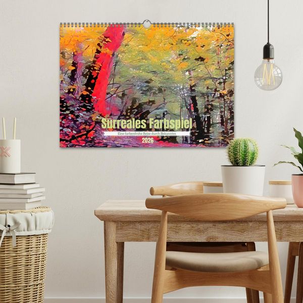 Produktbild: Surreales Farbspiel (Wandkalender 2026 DIN A3 quer), CALVENDO Monatskalender