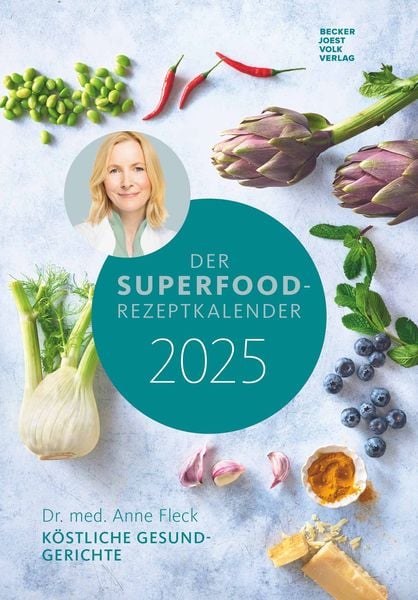 Der Superfood-Rezeptkalender 2025 - Bild-Kalender 23,7x34 cm