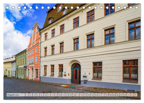Produktbild: Wolgast Impressionen (Tischkalender 2026 DIN A5 quer), CALVENDO Monatskalender