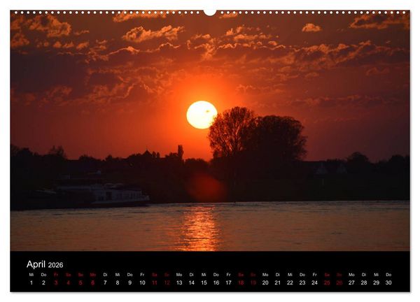 Produktbild: Niederrheinischer Himmel (Wandkalender 2026 DIN A2 quer), CALVENDO Monatskalender