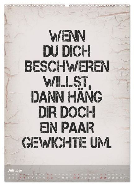 Produktbild: Ziemlich schlecht gelaunt (hochwertiger Premium Wandkalender 2026 DIN A2 hoch), Kunstdruck in Hochglanz