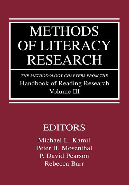 Produktbild: Methods of Literacy Research