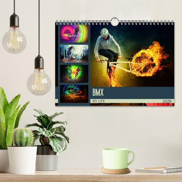 Produktbild: BMX My Life (Wandkalender 2026 DIN A4 quer), CALVENDO Monatskalender