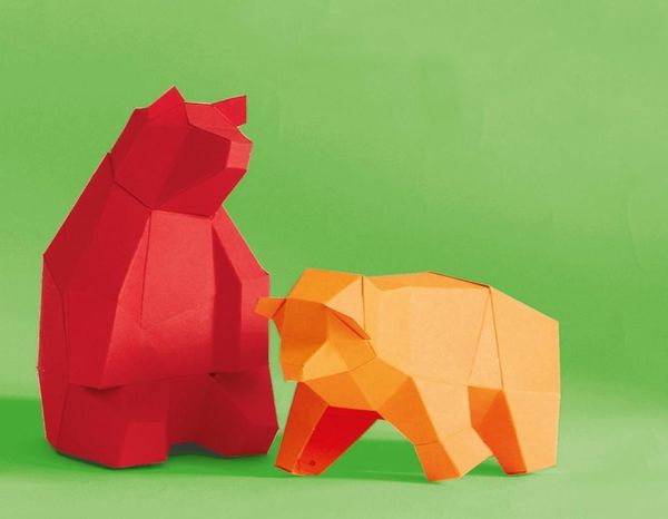 Produktbild: Paper Animals: Volume 1: Fox, Deer, Meerkat and Bear Family