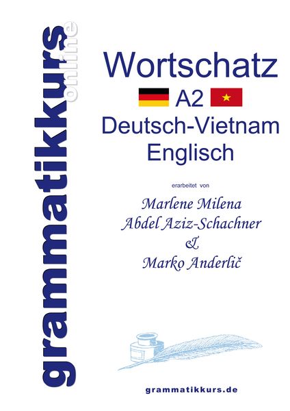 Produktbild: W&ouml;rterbuch Deutsch-Vietnamesisch-Englisch Niveau A2