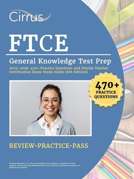 Produktbild: FTCE General Knowledge Test Prep 2025-2026