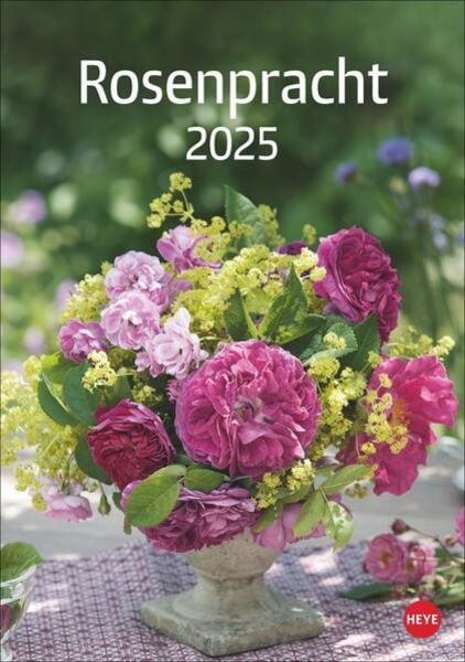 Rosenpracht Kalender 2025