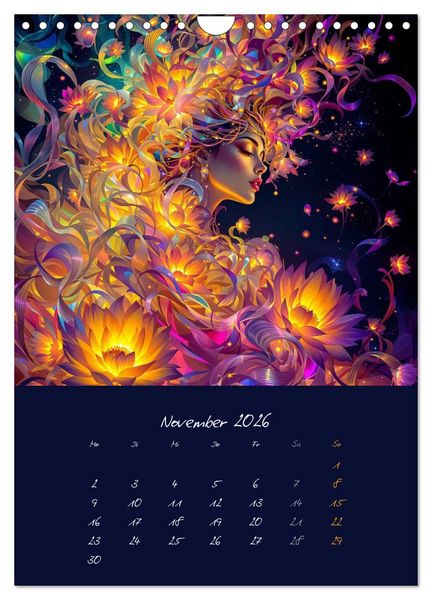 Produktbild: Ikebana des Lichts (Wandkalender 2026 DIN A4 hoch), CALVENDO Monatskalender
