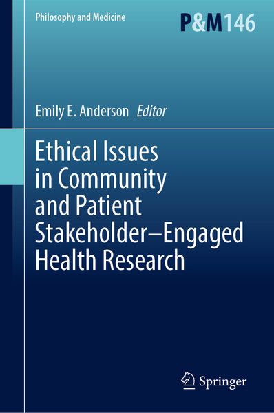 Produktbild: Ethical Issues in Community and Patient Stakeholder&ndash;Engaged Health Research