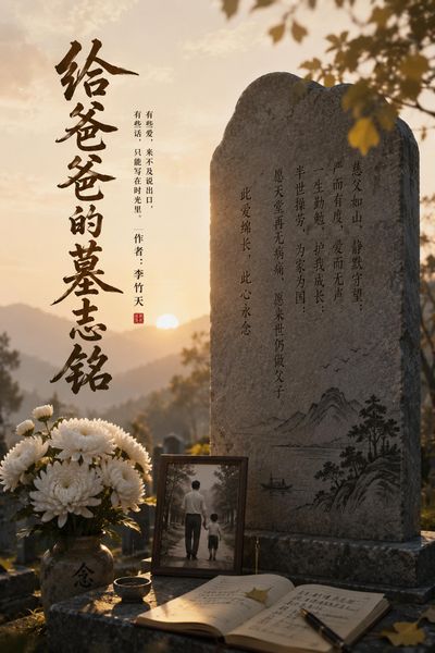 Produktbild: 给爸爸的墓志铭