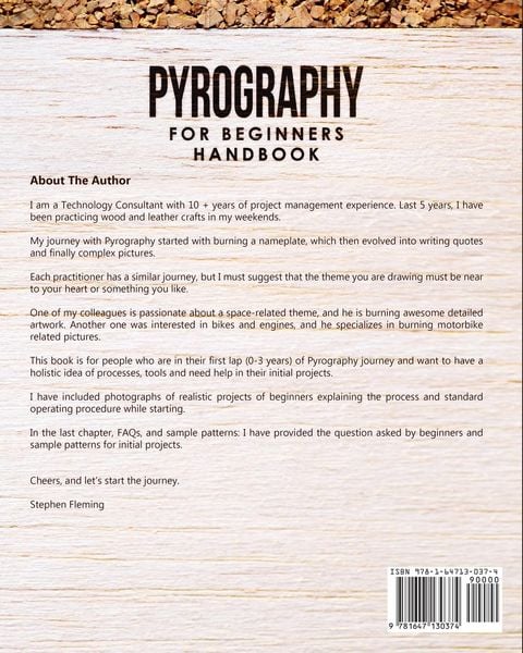 Produktbild: Pyrography for Beginners Handbook